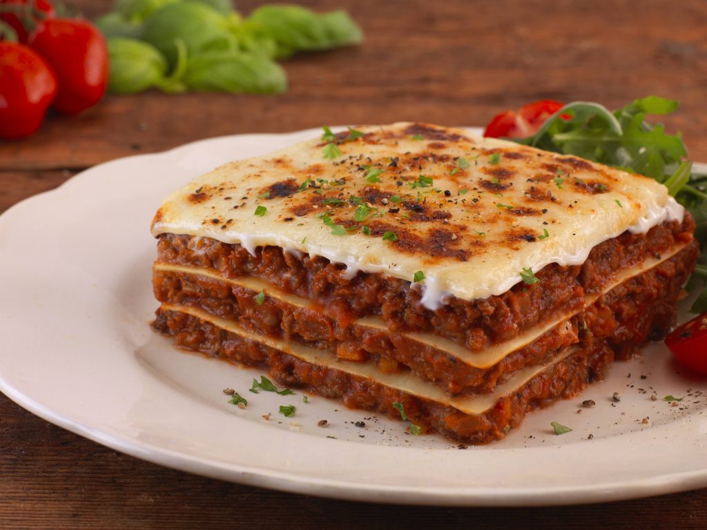 Best Meat lasagne in the emirate of Abu Dhabi